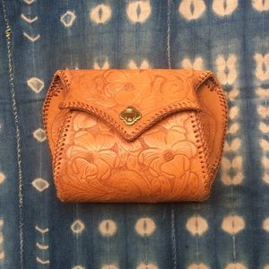 Floral Embossed purse